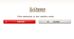 Desktop Screenshot of 1stchoicespanking.com